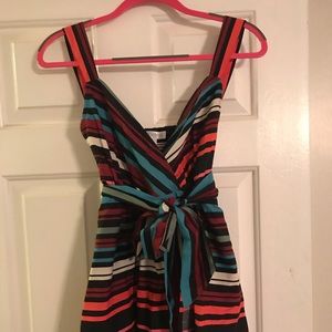 Maternity wrap around tank top